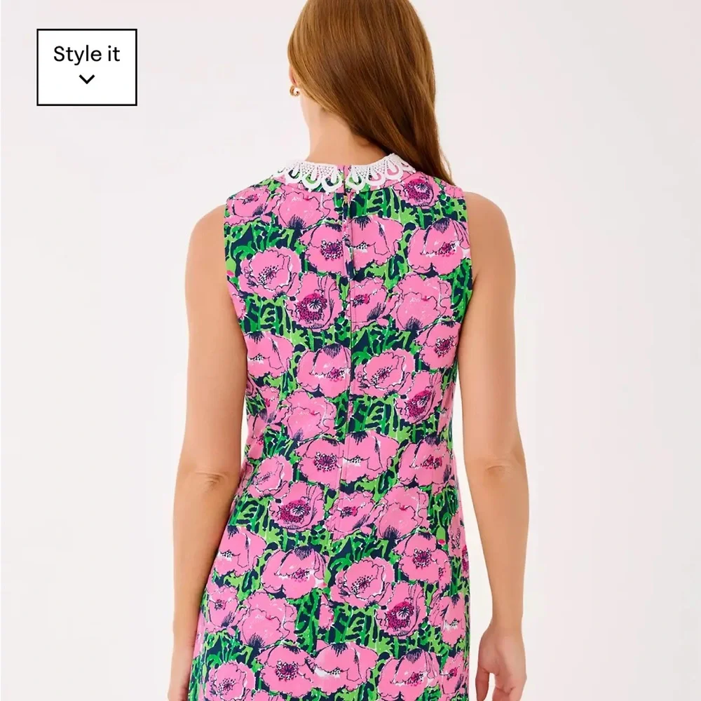 Lilly Pulitzer Spring 2026 Cleodora Floral Shift Dress NWT, unopened! - Picture 2 of 9